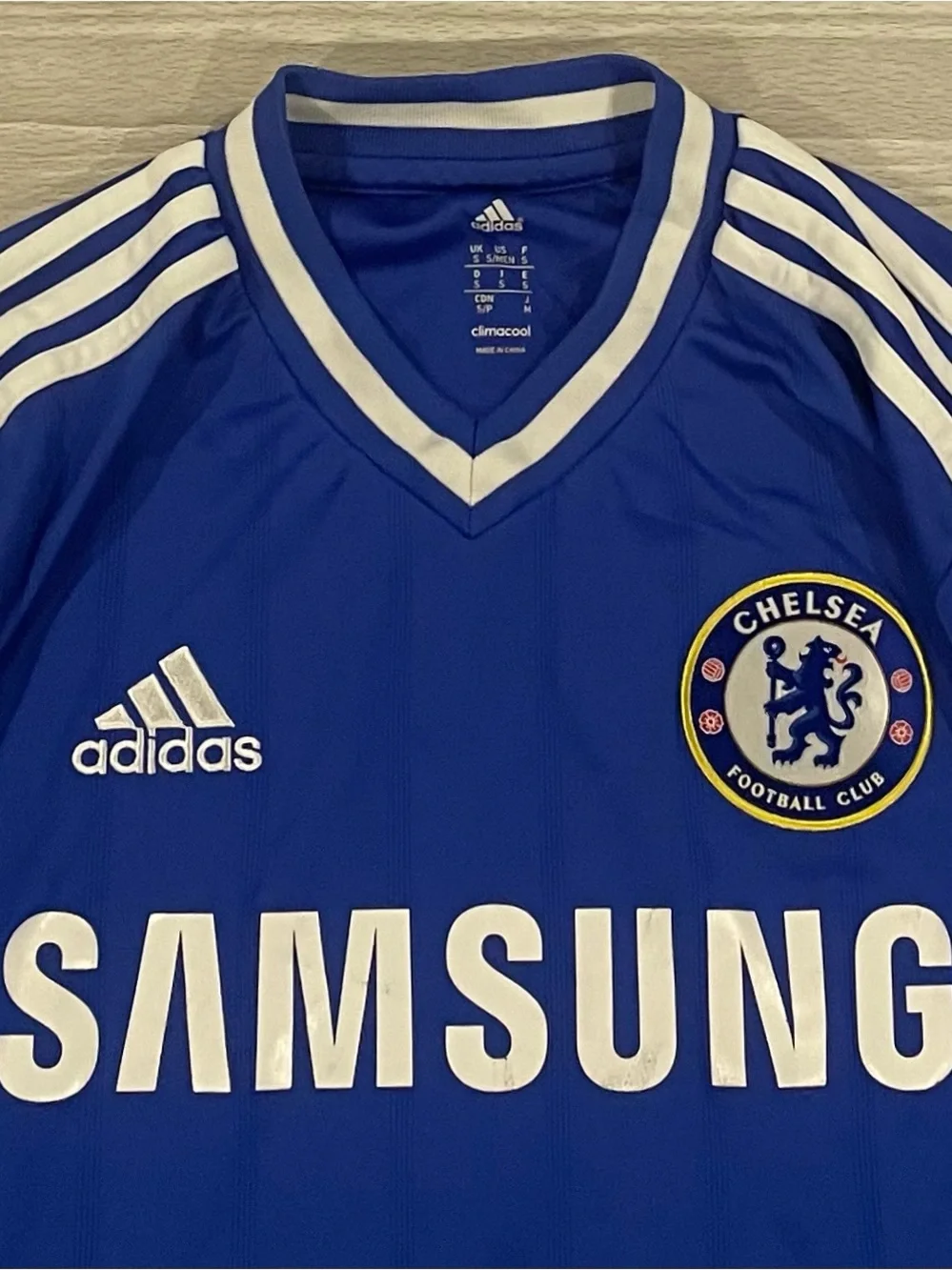 Adidas 2013/14 Chelsea FC Home Soccer Jersey Blue Z27633 Men’s Size Small